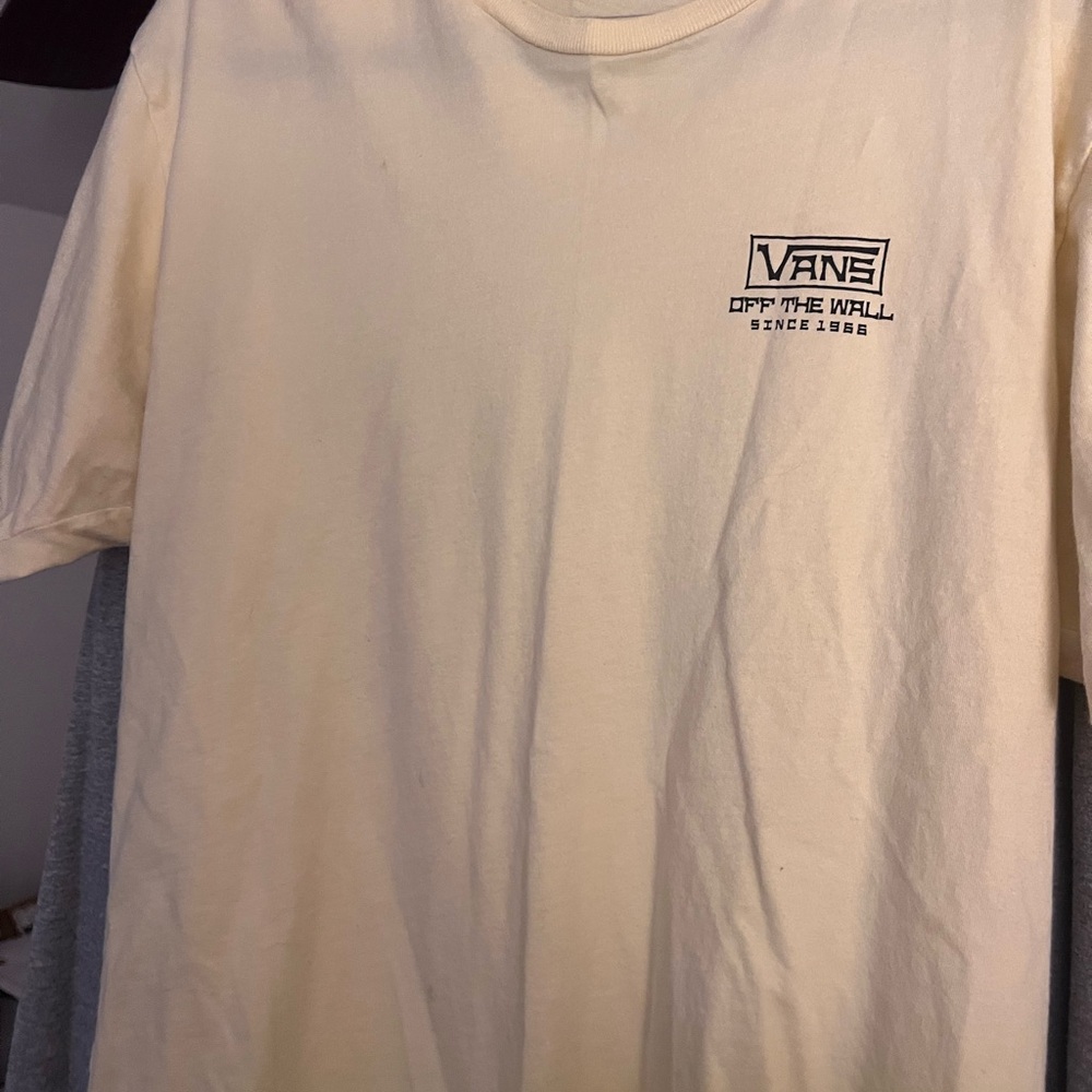 Vans Cream T-Shirt for Men
